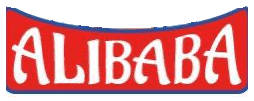Het woordmerk van Pizzeria Ali Baba Den Helder